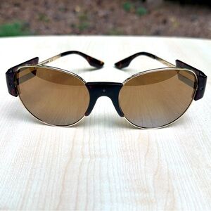 Men’s ALEXANDER MCQUEEN sunglasses NEW & AUTHENTIC round lenses & tortoiseshell